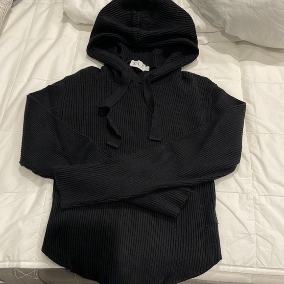 XLE BY LAUREN ELIZABETH RIBBED HOODIE - Picture 2 of 3